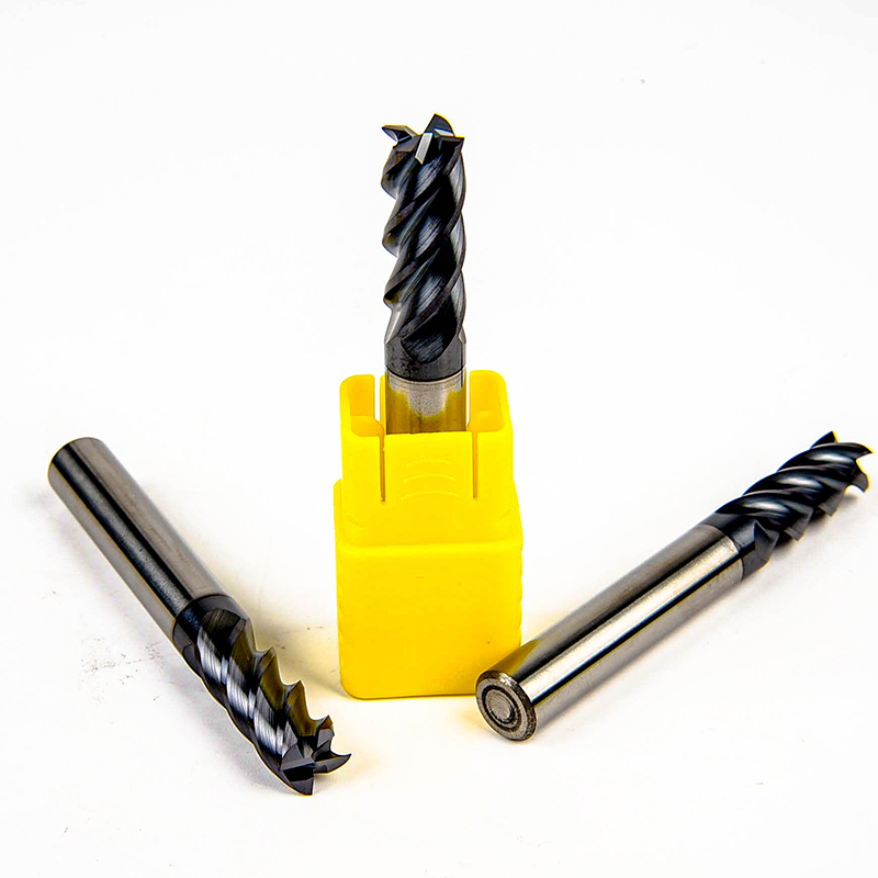 End Milling Cutter HRC60-Four Edge Flat Bottom Milling Cutter