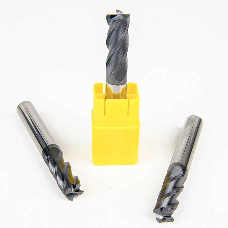 End Milling Cutter HRC60-Four Blade Round Nose Milling Cutter