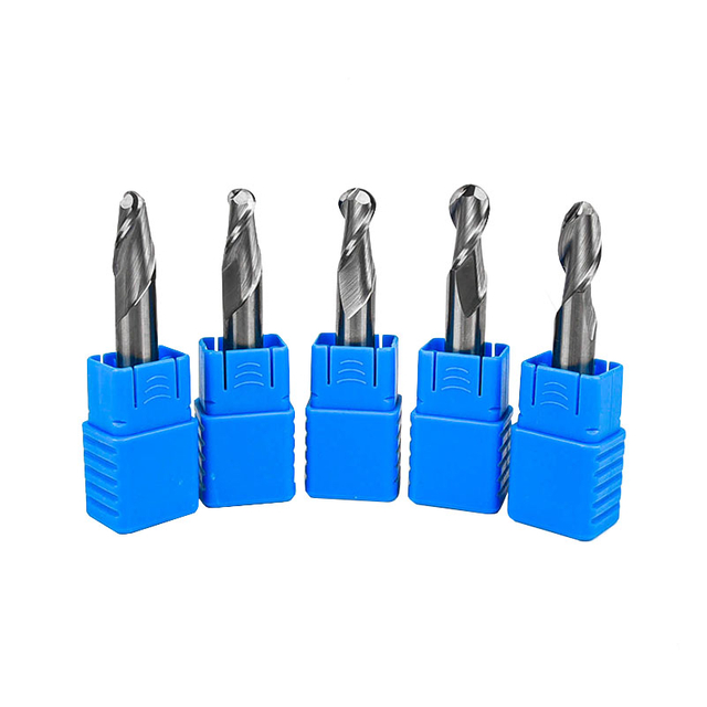 Ball End Milling Cutter HRC45-Two-Blade Ball End Milling Cutter for Aluminum