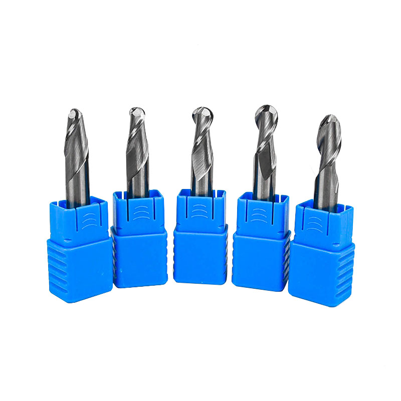 Ball End Milling Cutter HRC45-Two-Blade Ball End Milling Cutter for Aluminum