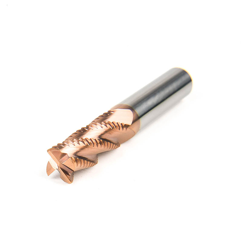 HRC55 Tungsten Steel Ripple Milling Cutter Numerical Control Tool End Milling Cutter