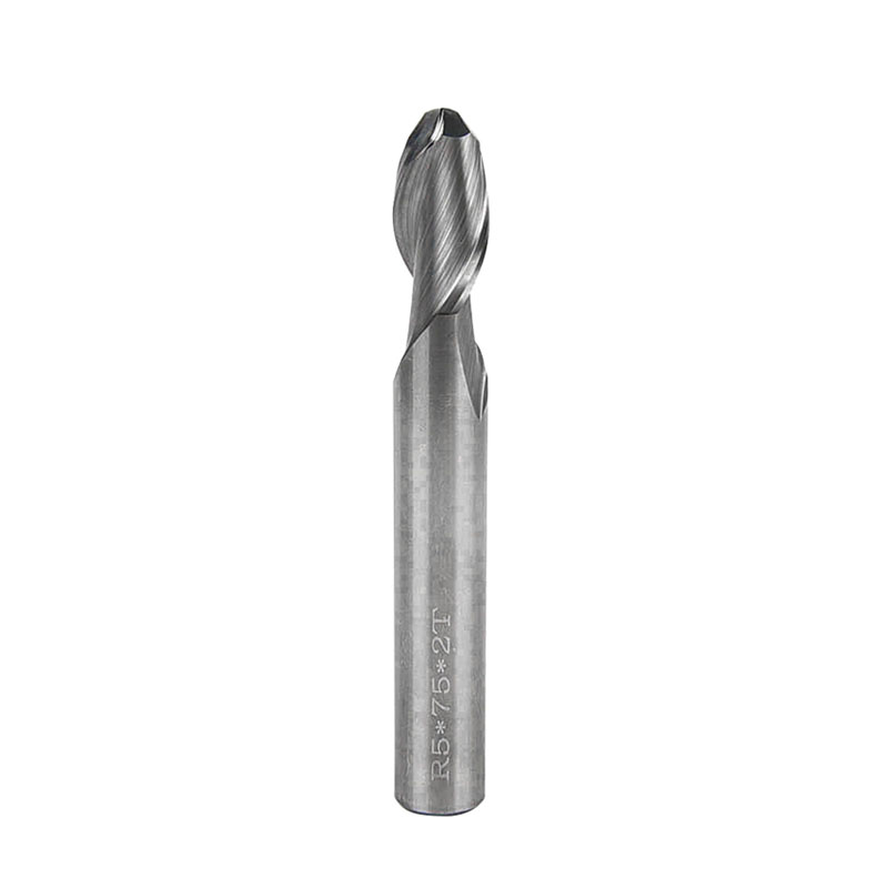 Ball End Milling Cutter HRC45-Two-Blade Ball End Milling Cutter for Aluminum